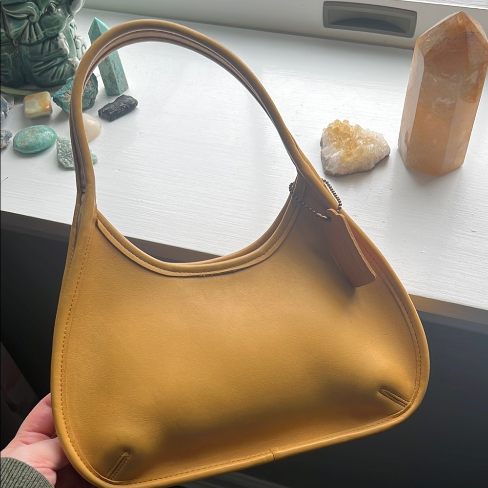 YELLOW Coach Ergo Mini Hobo Bag 🌼